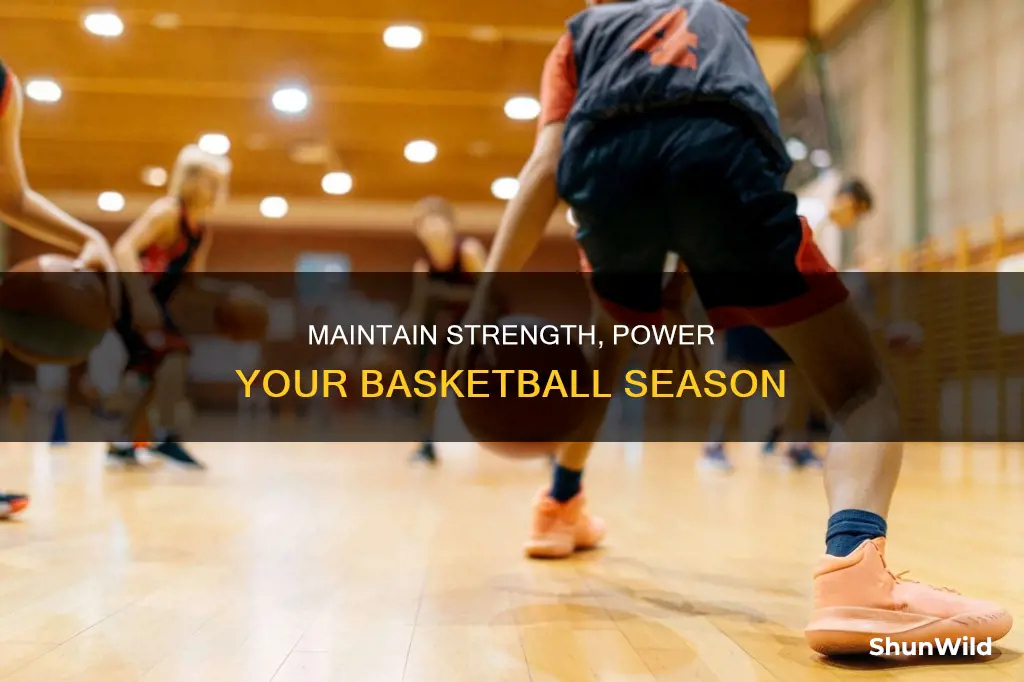 how to maintain strength during basketball season
