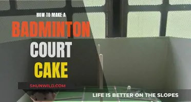 Designing a Badminton Court Cake: A Step-by-Step Guide