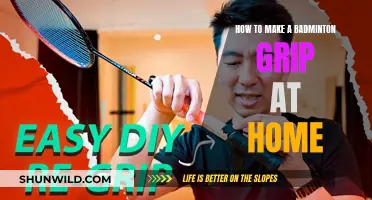 Creating a Badminton Grip at Home: Easy Steps