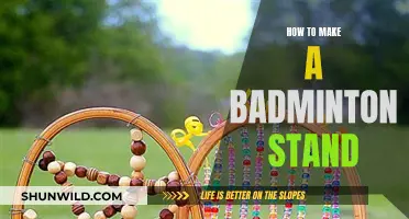 Build Your Own Badminton Stand: A DIY Guide