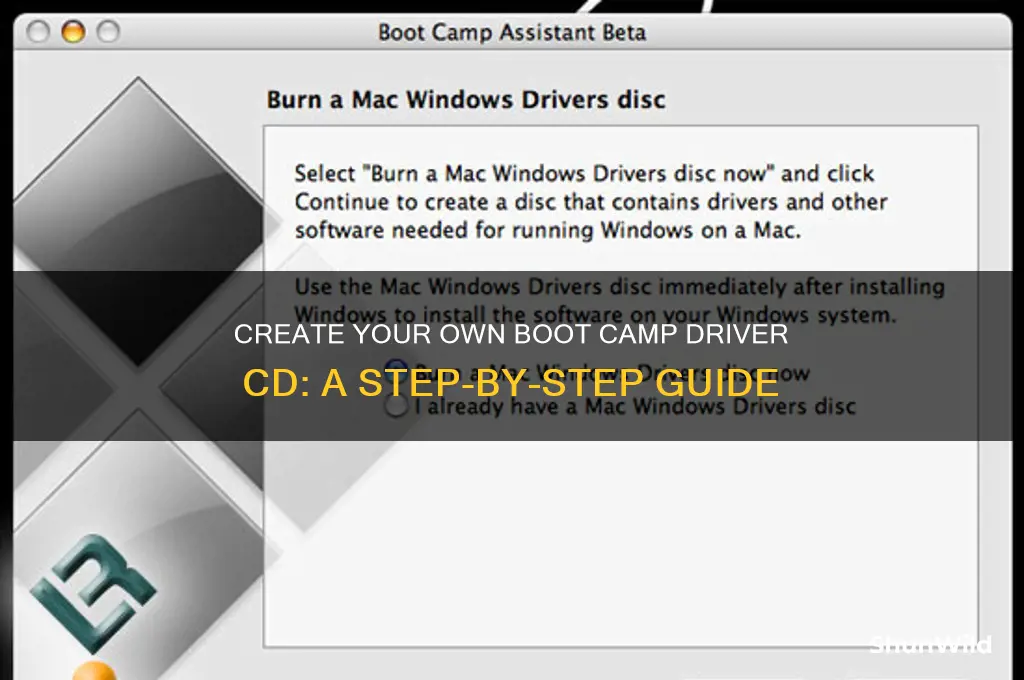 how to make a boot camp driver cd