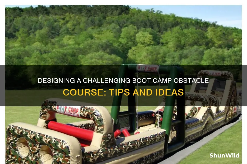 how to make a boot camp obstacle course