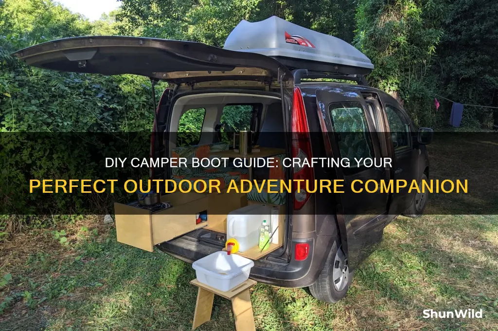 how to make a camper boot