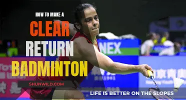 Clear Returns: Secrets to Success in Badminton