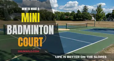 Creating a Mini Badminton Court at Home