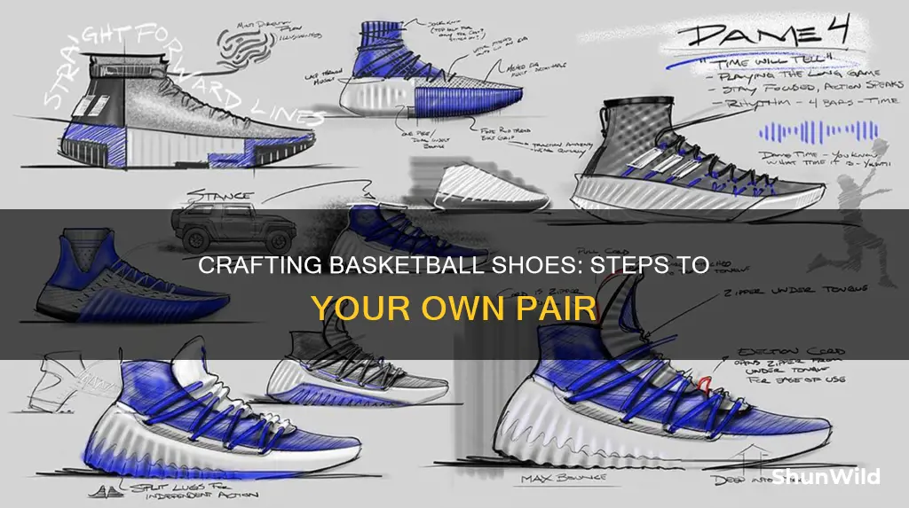how to make a pair of basketball shoes
