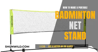 DIY: Portable Badminton Net Stand