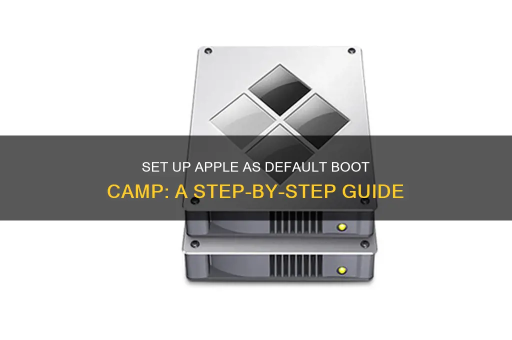 how to make appple default boot camp