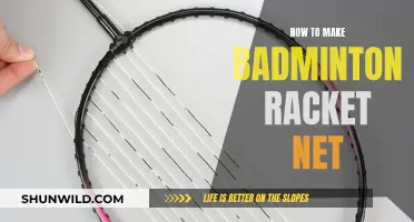 Creating a Badminton Racket Net: DIY Guide