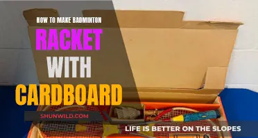 Creating a Badminton Racket from Cardboard