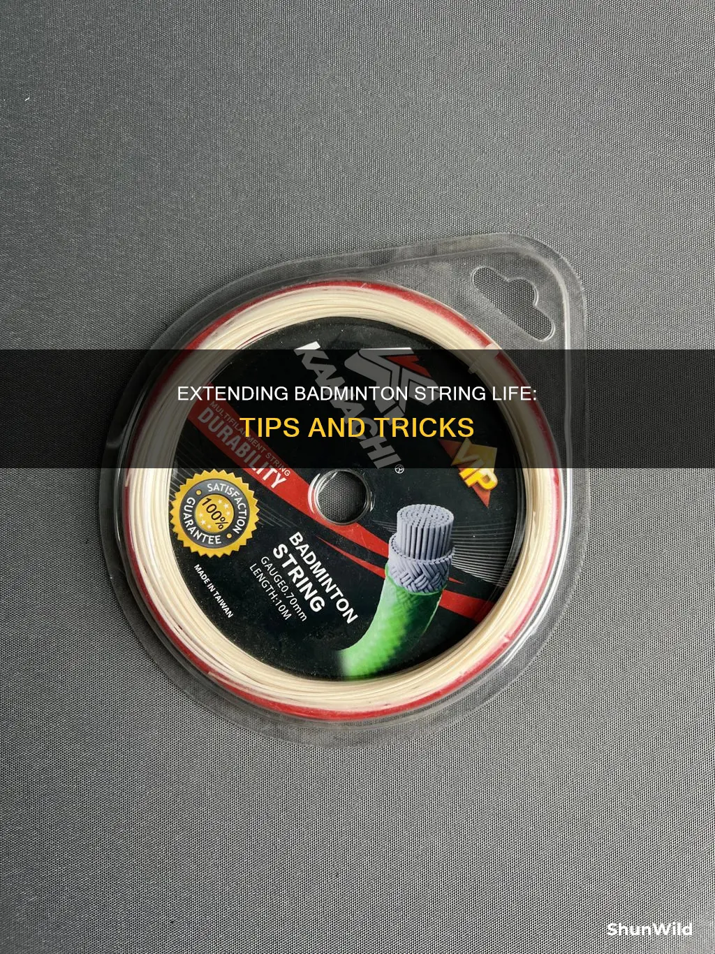 how to make badminton strings last longer