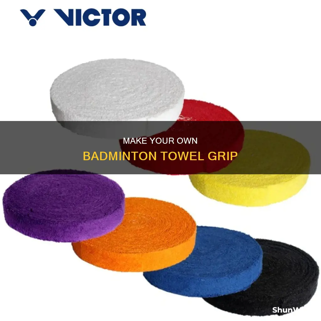 how to make badminton towel grip