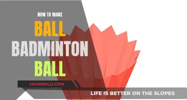 The Craft of Ball Badminton Balls