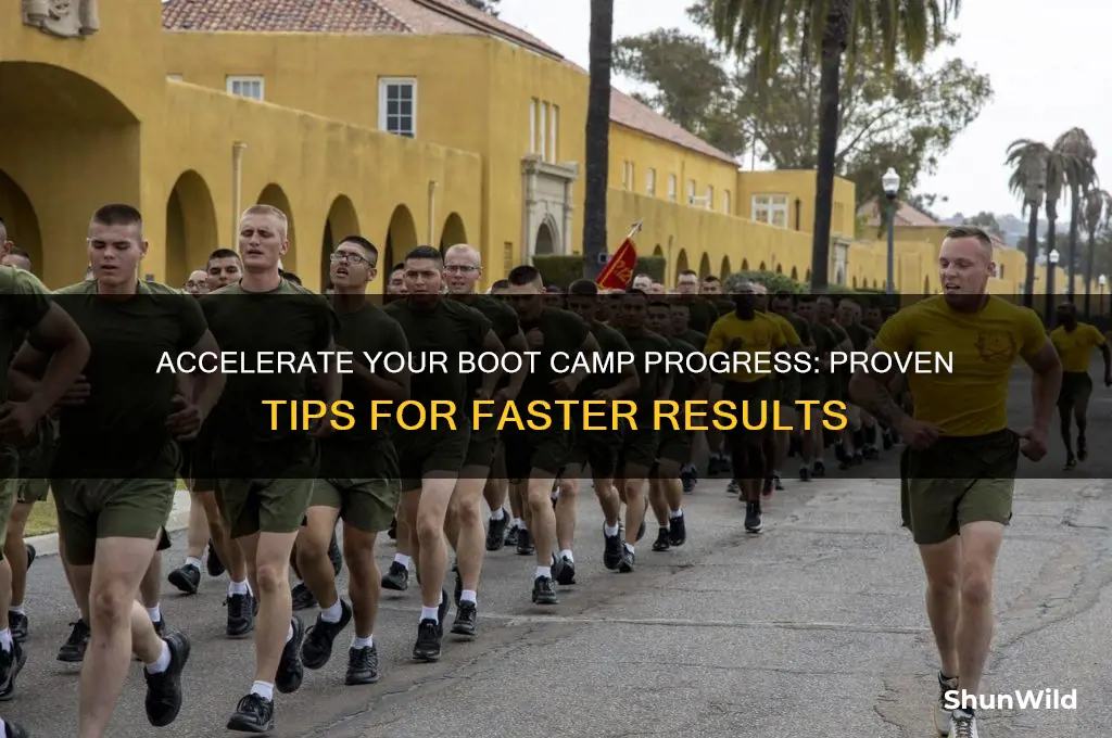 how to make boot camp go faster