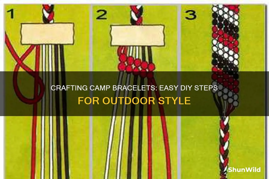 how to make camp bracelets