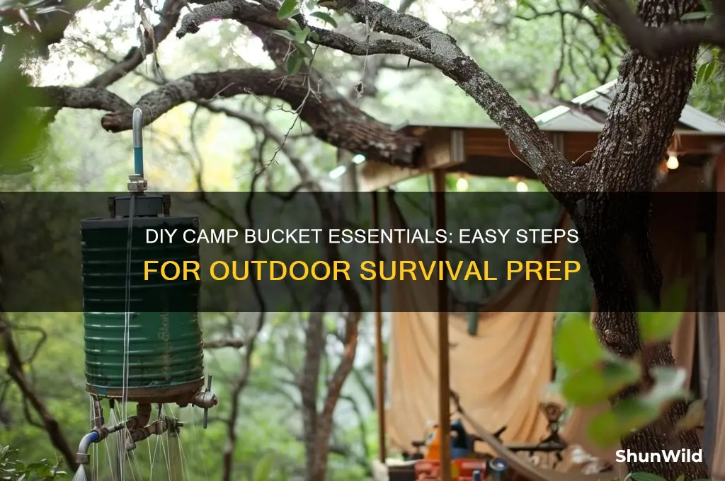 how to make camp buckets