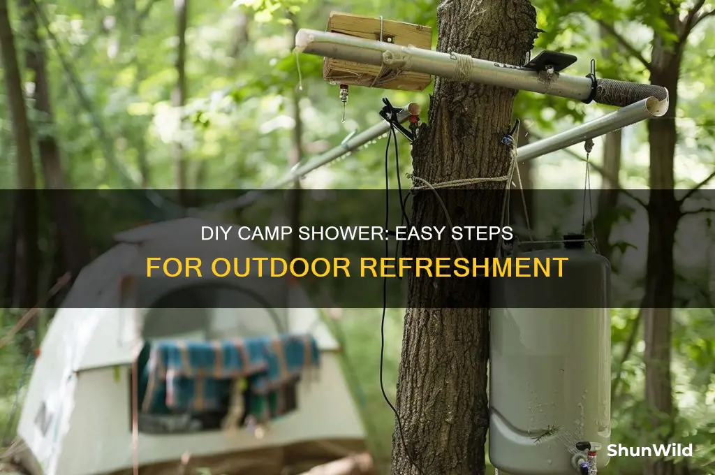 how to make camp shower
