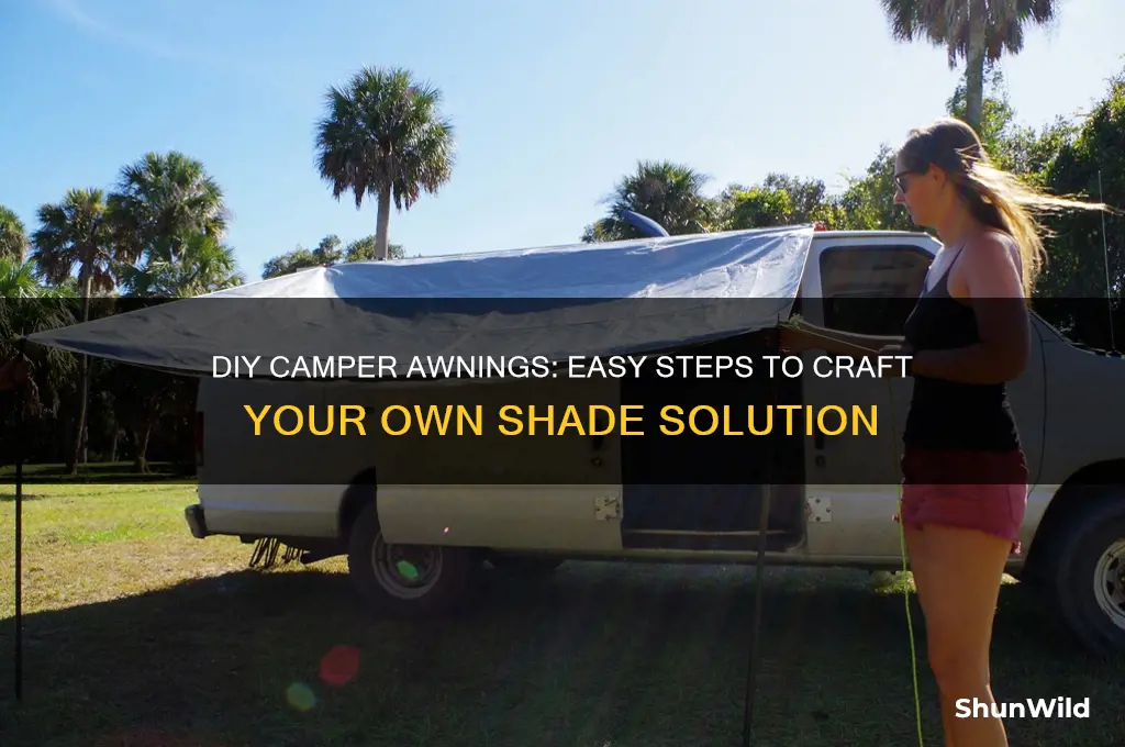 how to make camper awnings