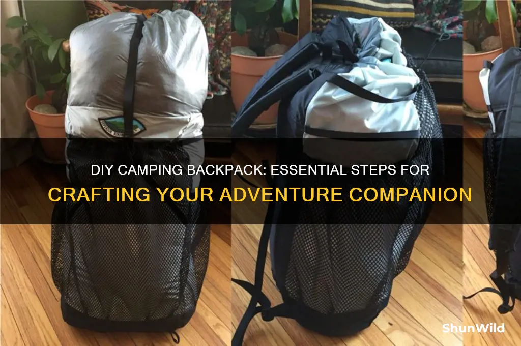 how to make camping backpack