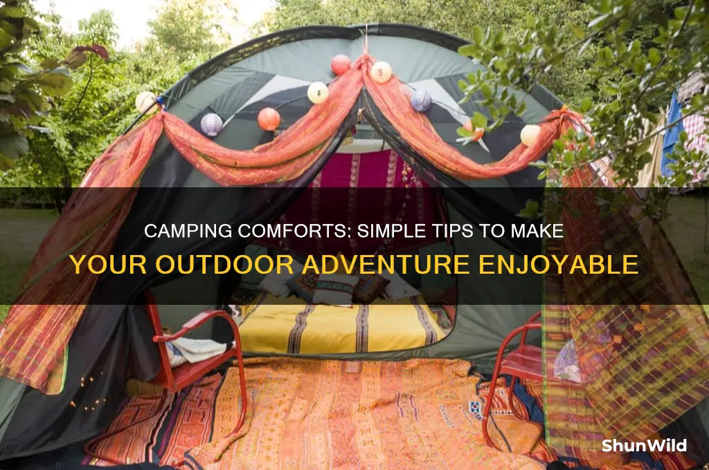 how to make camping bearable