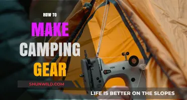 DIY Camping Gear: Crafting Essential Outdoor Equipment for Adventure