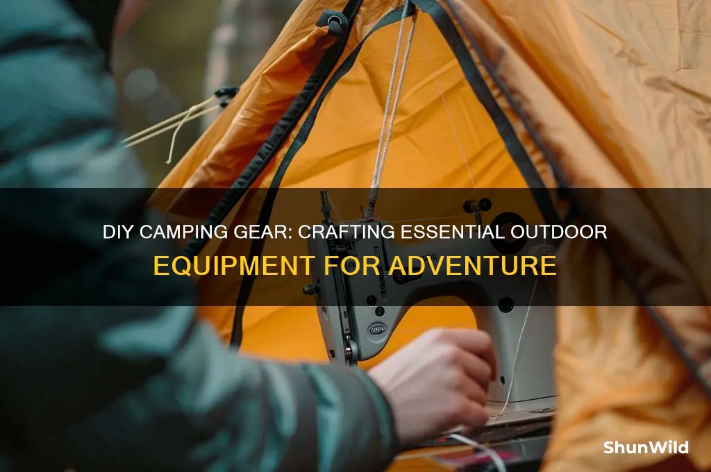 how to make camping gear
