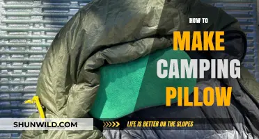 DIY Camping Pillow: Easy Steps for Comfortable Outdoor Sleep