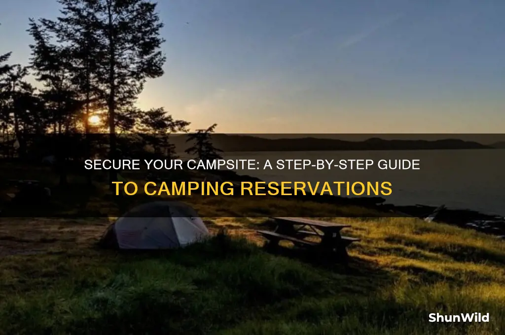 how to make camping reservations