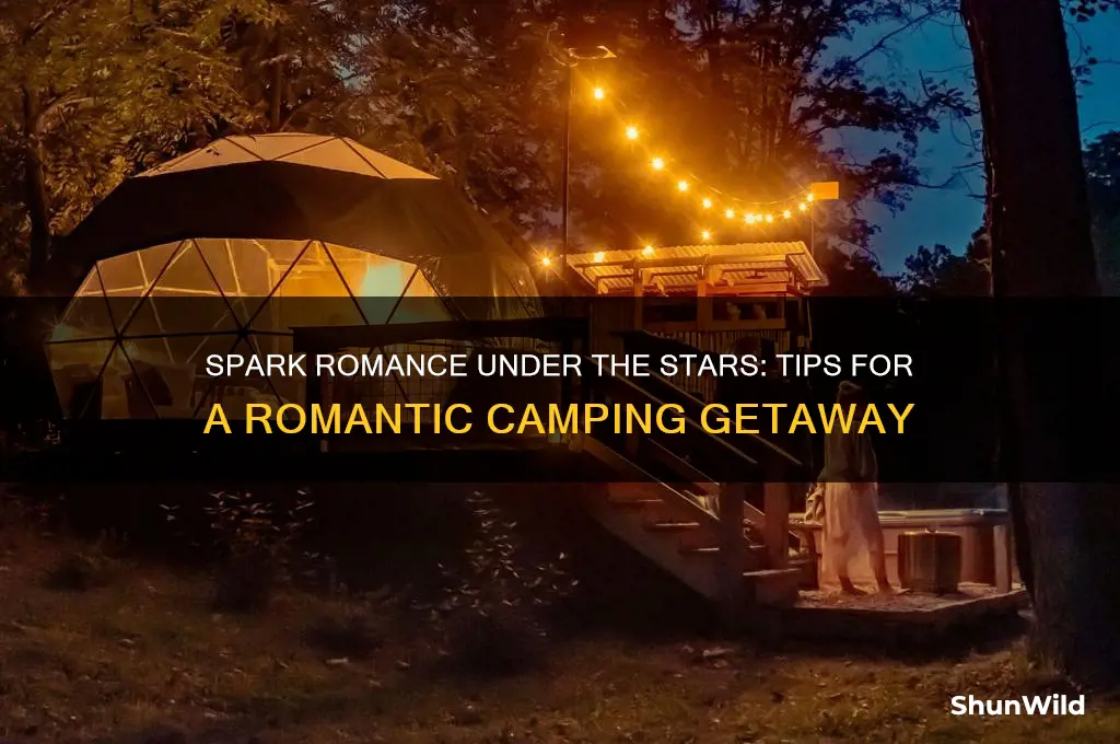 how to make camping romantic