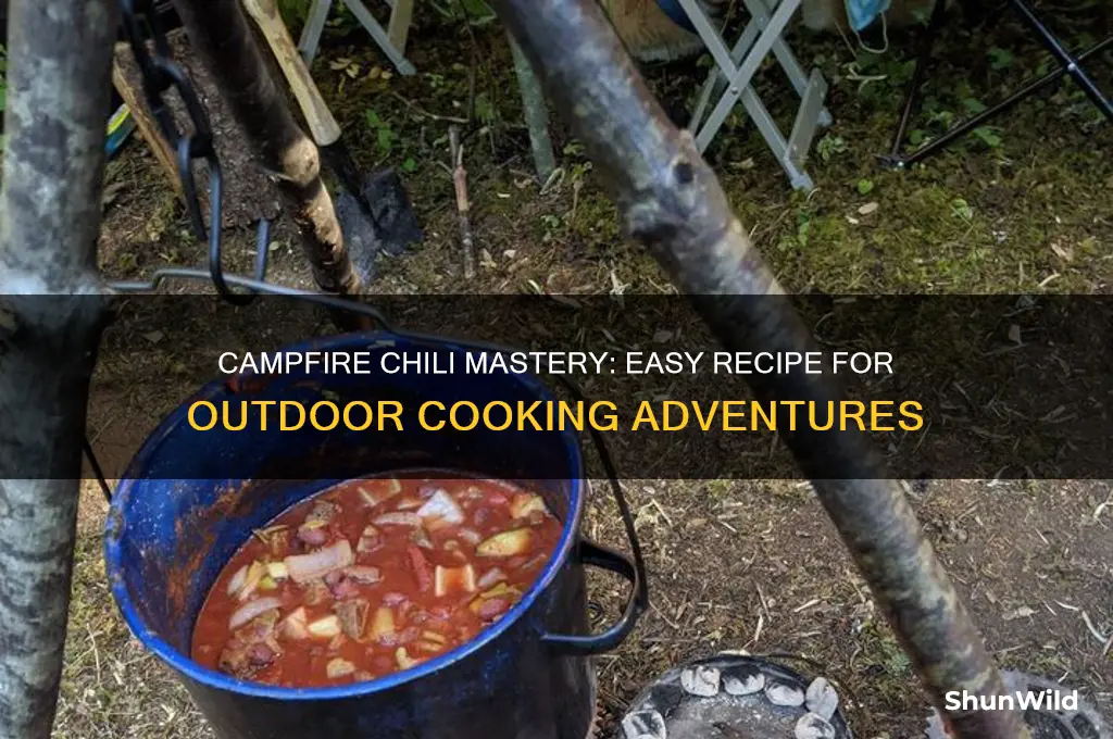 how to make chili camping