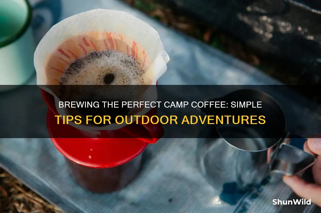 how to make coffe camping
