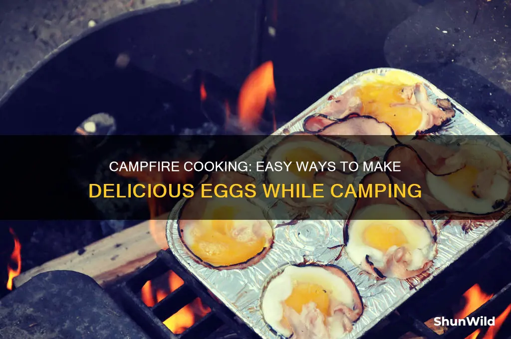 how to make eggs camping