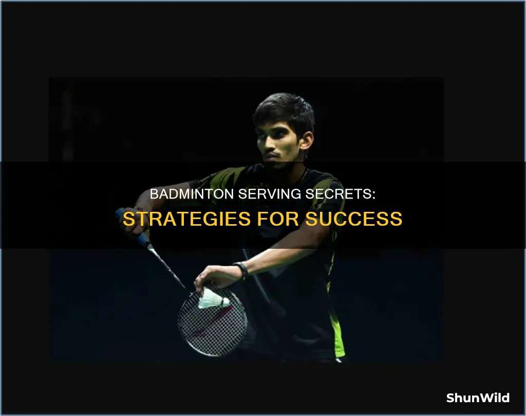 how to make great servers in badminton