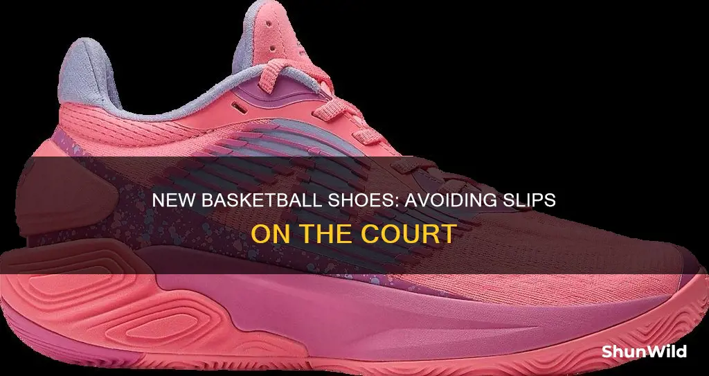 how to make new basketball shoes not slippery