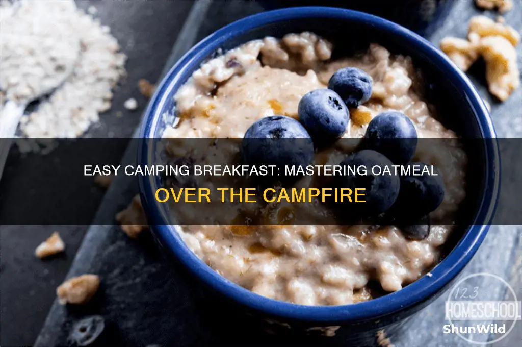 how to make oatmeal camping