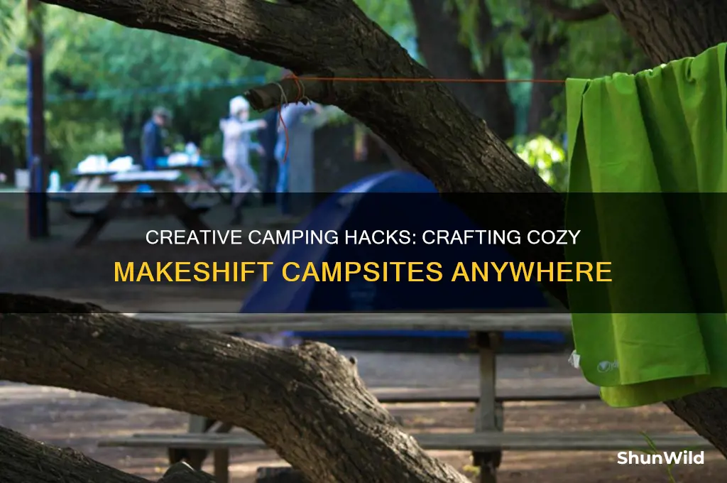 how to makeshift camp sites