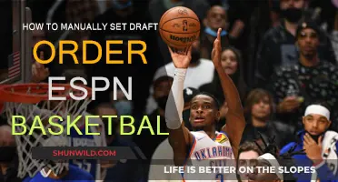 Setting Draft Order in ESPN Basketball: A Manual Guide