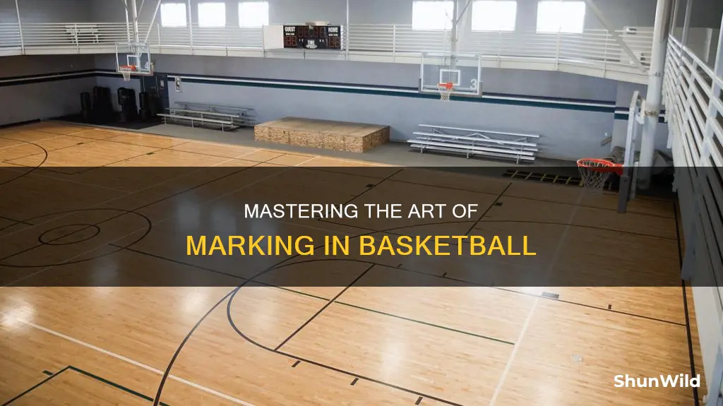 how to mark a basketball