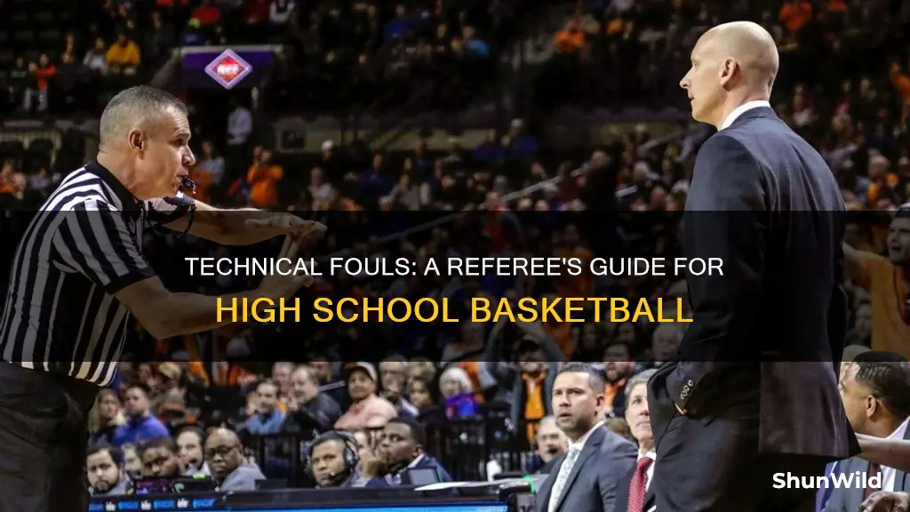 how to mark a technical foul in high school basketball