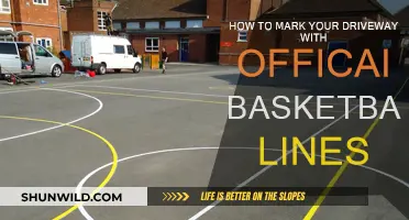 Marking Your Driveway: Official Basketball Lines Guide