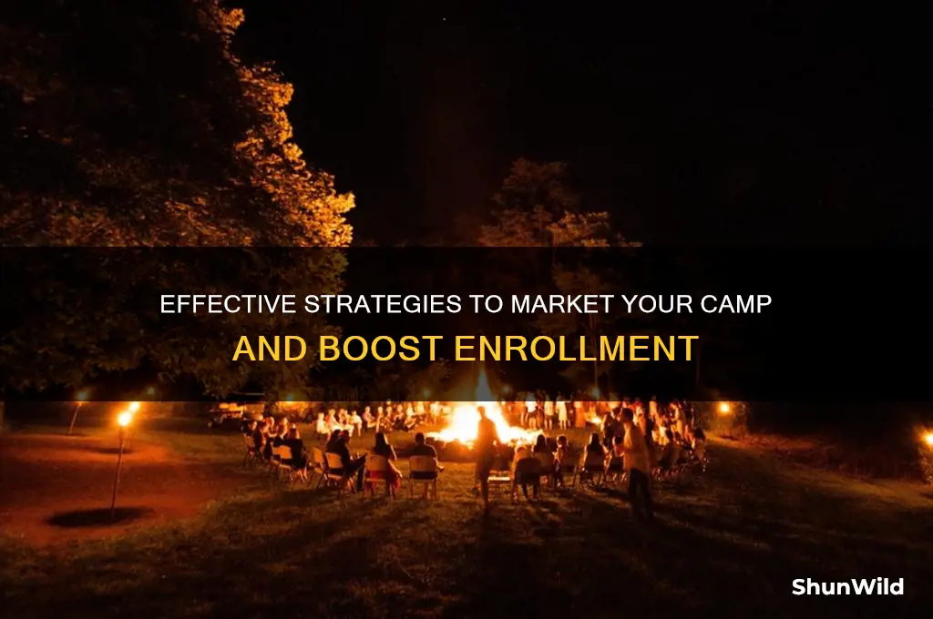 how to market a camp