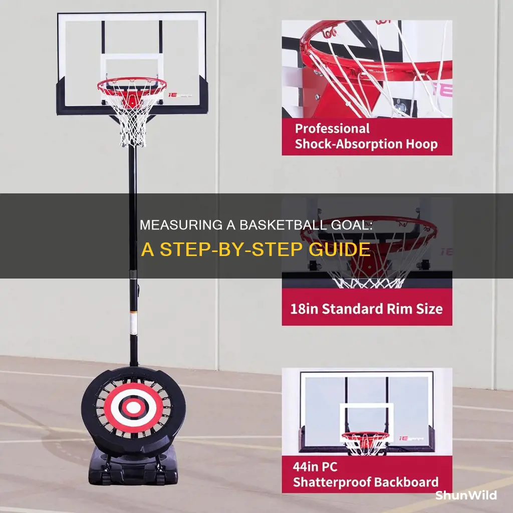 how to measure a basketball goal
