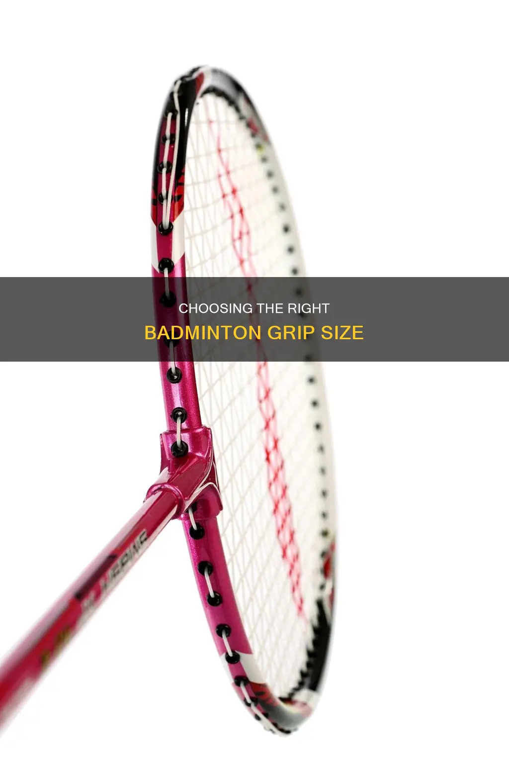 how to measure badminton grip size