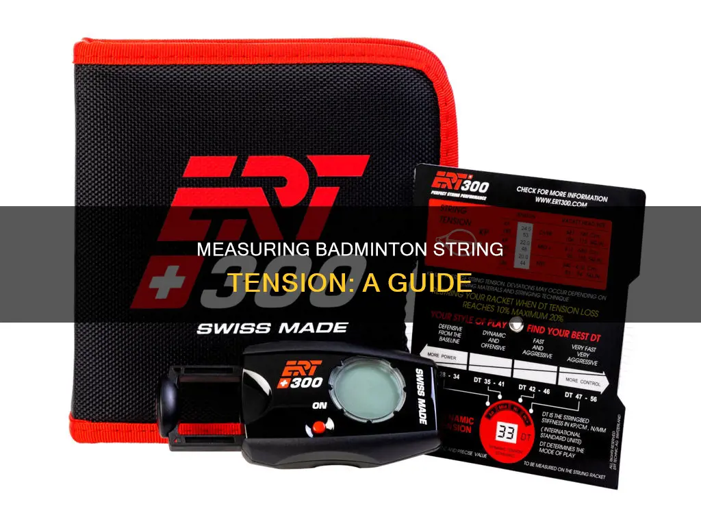 how to measure badminton string tension