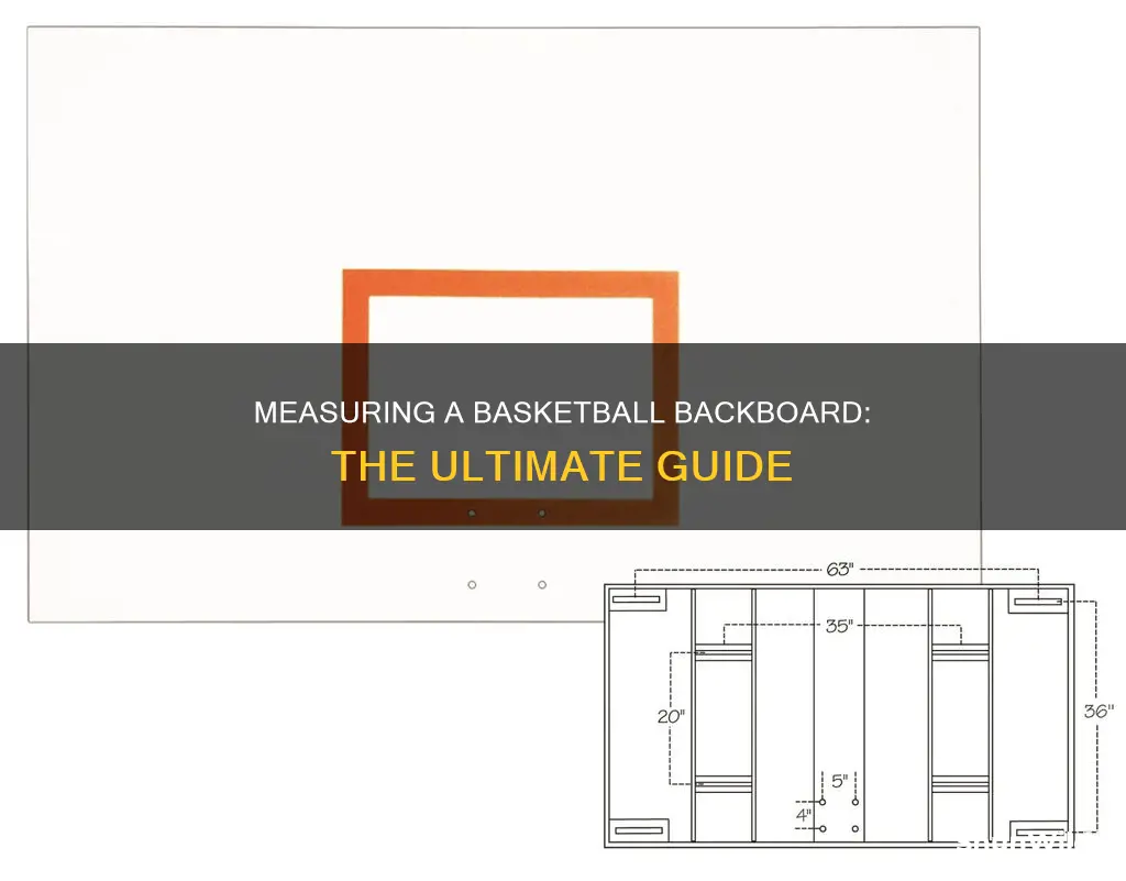 how to measure basketball backboard