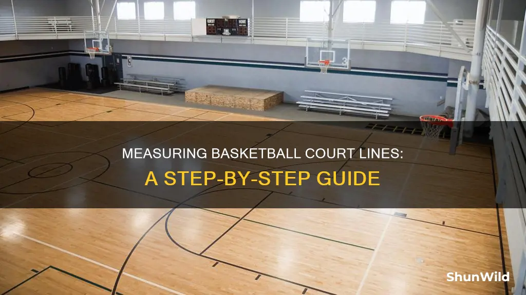 how to measure basketball lines