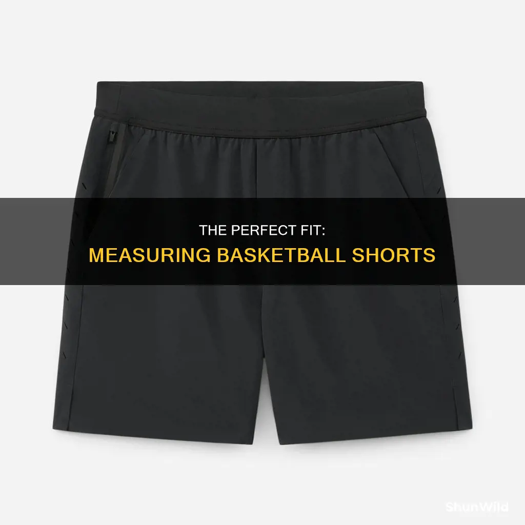 how to measure basketball shorts