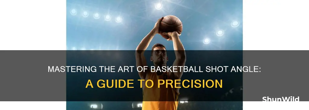 how to measure the angle of a basketball shot