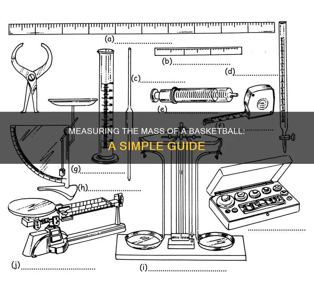 how to measure the mass of a basketball