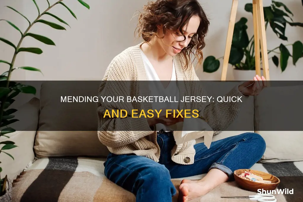 how to mend a hole in basketball jersey